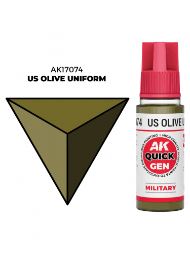 AK Quick Gen (US Olive Uniform) - Kontrastfarbe, amerikanisches Uniform-Olivgrün