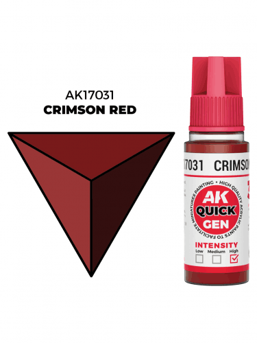 Kontrastfarbe AK Quick Gen (Crimson Red) - karminrot
