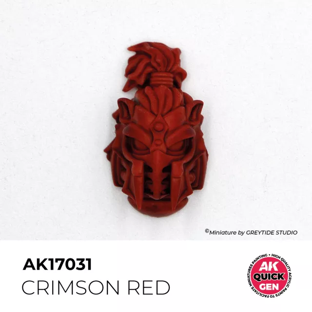 Kontrastfarbe AK Quick Gen (Crimson Red) - karminrot - AK-Interactive
