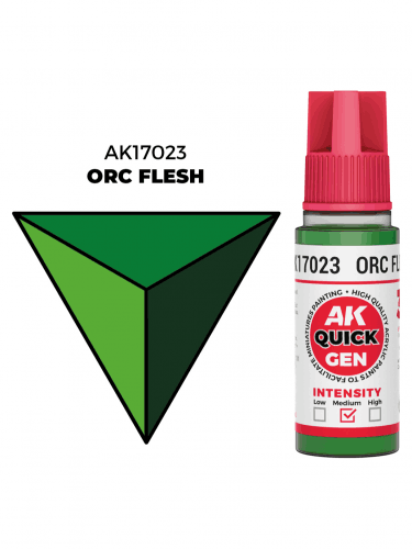 Kontrastfarbe AK Quick Gen (Orc Flesh) - Ork-Hautton