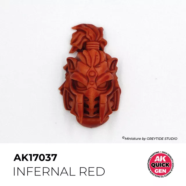 Kontrastfarbe AK Quick Gen (Infernal Flesh) - höllisch rot - AK-Interactive