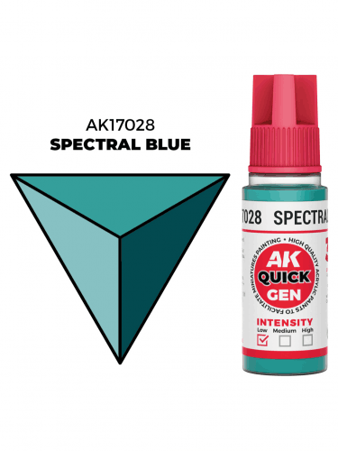 Kontrastfarbe AK Quick Gen (Spectral Blue) - spektrales Blau