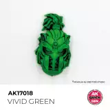 Kontrastfarbe AK Quick Gen (Vivid Green) - kräftiges Grün - AK-Interactive