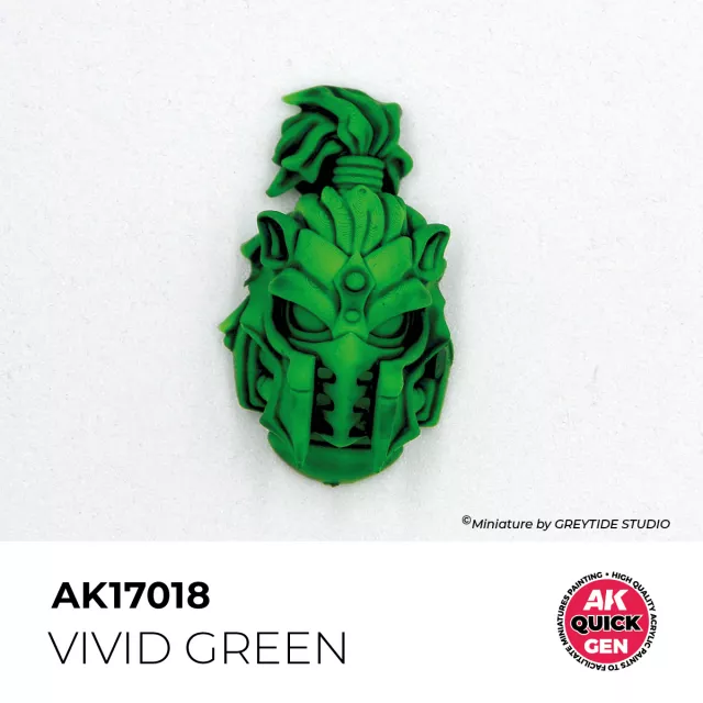 Kontrastfarbe AK Quick Gen (Vivid Green) - kräftiges Grün - AK-Interactive
