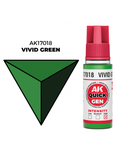 Kontrastfarbe AK Quick Gen (Vivid Green) - kräftiges Grün