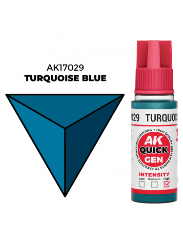 Kontrastfarbe AK Quick Gen (Turquoise Blue) - türkisblau