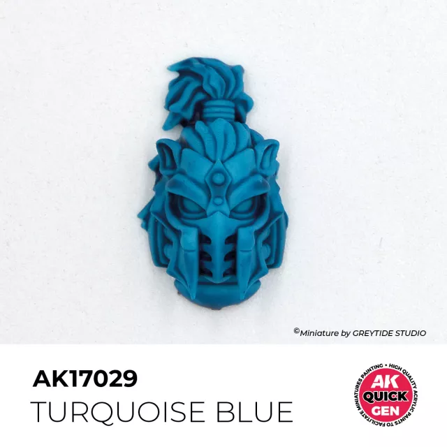 Kontrastfarbe AK Quick Gen (Turquoise Blue) - türkisblau - AK-Interactive