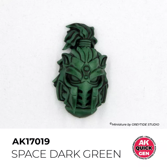 Kontrastfarbe AK Quick Gen (Space Dark Green) - dunkles Space-Grün - AK-Interactive