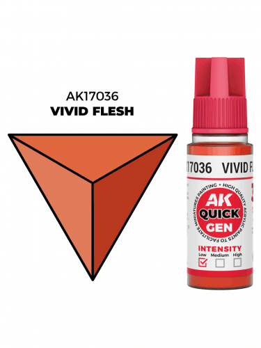 Kontrastfarbe AK Quick Gen (Vivid Flesh) - kräftiger Hautton