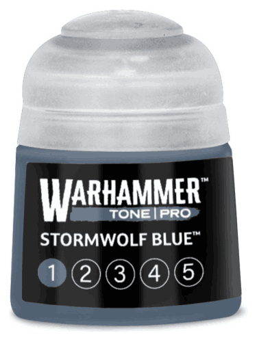 Grundfarbe Warhammer Tone Pro (Stormwolf Blue 1) - Blassblau