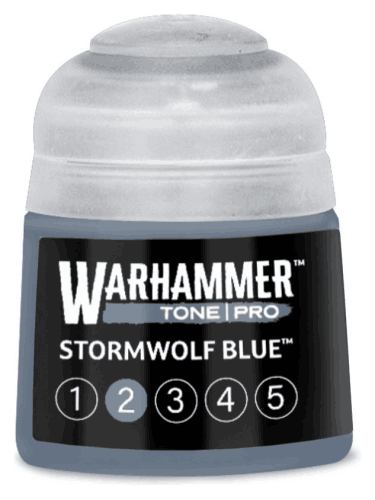 Grundfarbe Warhammer Tone Pro (Stormwolf Blue 2) - Blassblau