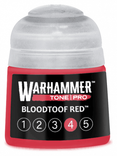 Grundfarbe Warhammer Tone Pro (Bloodtoof Red 4) - Rot