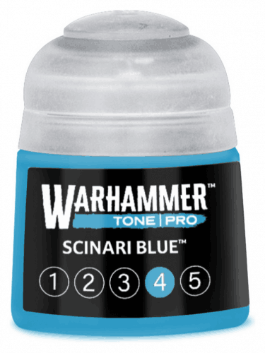 Grundfarbe Warhammer Tone Pro (Scinari Blue 4) - Hellblau