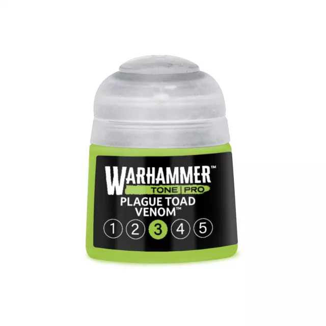 Grundfarbe Warhammer Tone Pro (Plague Toad Venom 3) - Hellgrün - Warhammer Colour