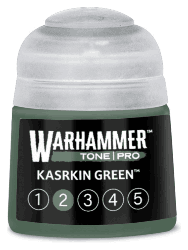 Grundfarbe Warhammer Tone Pro (Kasrkin Green 2) - Grün