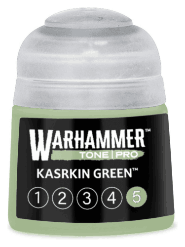 Grundfarbe Warhammer Tone Pro (Kasrkin Green 5) - Grün