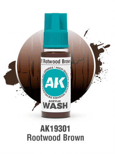 Tonfarbe AK Wash (Rotwood Brown) - braun