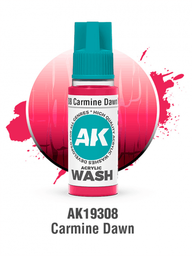 AK Wash (Carmine Dawn) - Farbton, karminrot