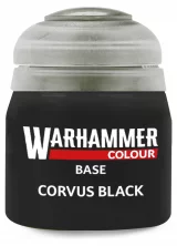 Citadel Base Paint (Corvus Black) - Grundfarbe, Schwarz