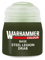 Warhammer Colour Base Paint (Steel Legion Drab) - Grundfarbe, Braun
