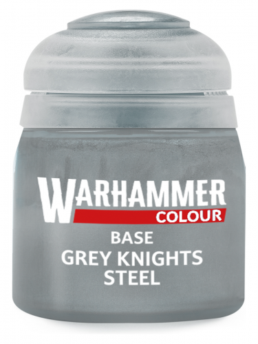 Warhammer Colour Base Paint (Grey Knights Steel) - Grundfarbe, Grau