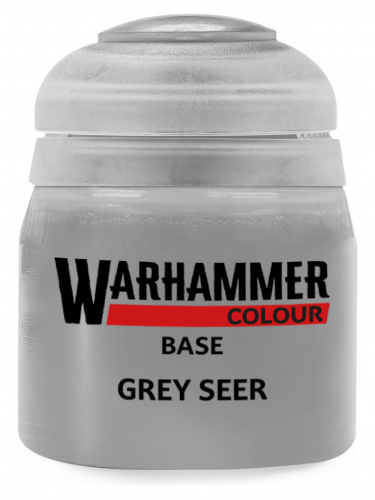 Warhammer Colour Base Paint (Grey Seer) - Grundfarbe, Grau