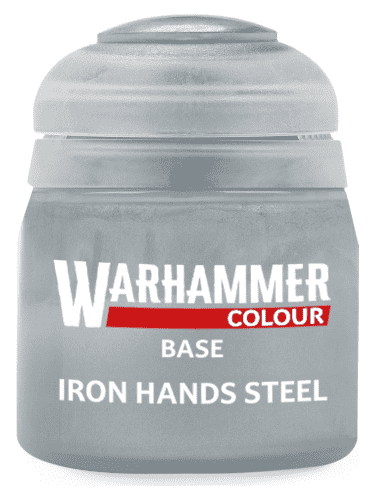 Warhammer Colour Base Paint (Iron Hands Steel) - Grundfarbe, Grau