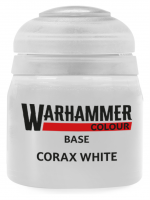 Warhammer Colour Base Paint (Corax White) - Grundfarbe, Weiß