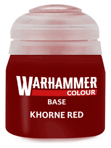 Warhammer Colour Base Paint (Khorne rot) - Grundfarbe