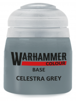 Warhammer Colour Base Paint (Celestra Grey) - Grundfarbe, grau