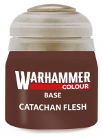 Warhammer Colour Base Paint (Catachan Fleshtone) - Grundfarbe, gebräunte Hautfarbe