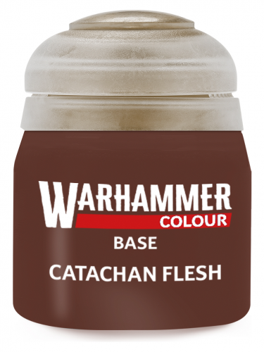 Warhammer Colour Base Paint (Catachan Fleshtone) - Grundfarbe, gebräunte Hautfarbe