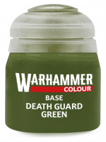 Warhammer Colour Base Paint (Death Guard Green) - Grundfarbe, Grün