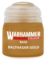 Warhammer Colour Base Paint (Balthasar Gold) - Grundfarbe, golden
