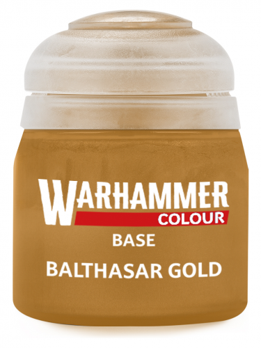Warhammer Colour Base Paint (Balthasar Gold) - Grundfarbe, golden