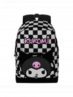 Rucksack Hello Kitty - Kuromi Chess White