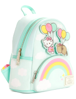 Rucksack Pusheen x Hello Kitty - Balloons and Rainbow Mini Backpack (Loungefly)