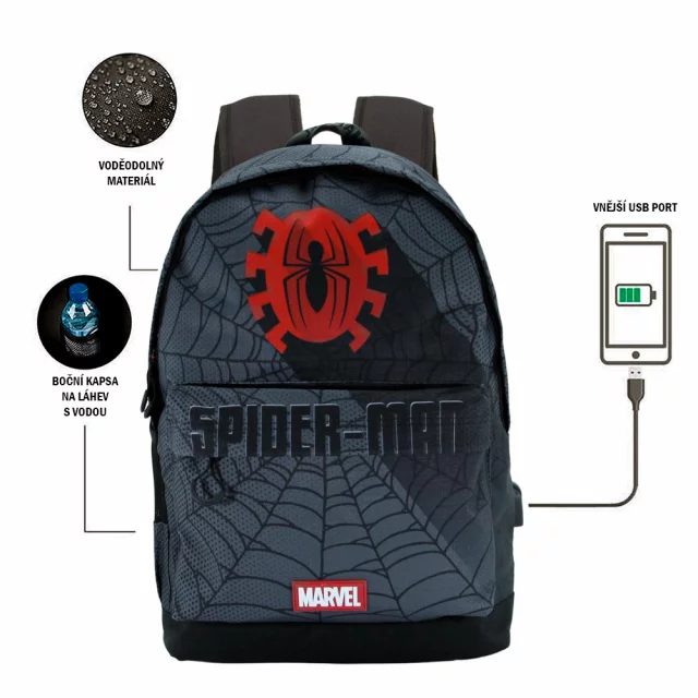 Rucksack Spider-Man - Web Logo