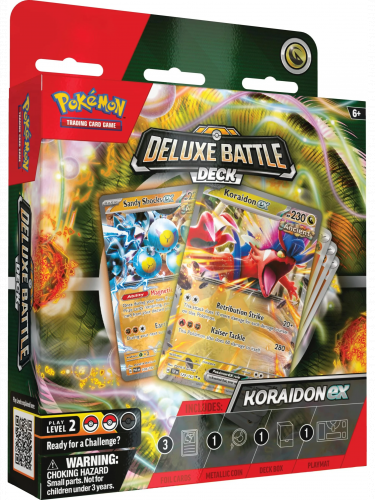 Kartenspiel Pokémon TCG - Deluxe Battle Deck Koraidon ex  (ENGLISCHE VERSION)