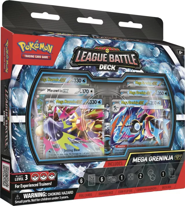 Kartenspiel Pokémon TCG: Mega Greninja ex League Battle Deck (ENGLISCHE VERSION) - TCG Sammelkartenspiel