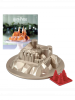 Geschenk-Set Harry Potter - Hogwarts-Kuchenform + ENG-Kochbuch