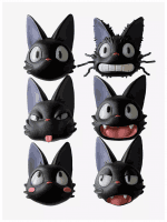 Magnet Ghibli (Kiki's Delivery Service) - Jiji Face Blind Box (zufällige Auswahl)