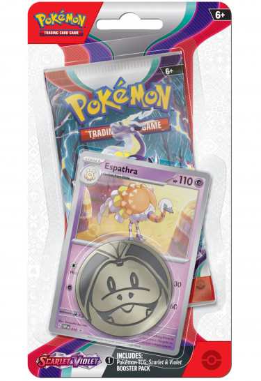 Kartenspiel Pokemon TCG: Scarlet & Violet - Checklane Blister booster (Espathra) (ENGLISCHE VERSION)