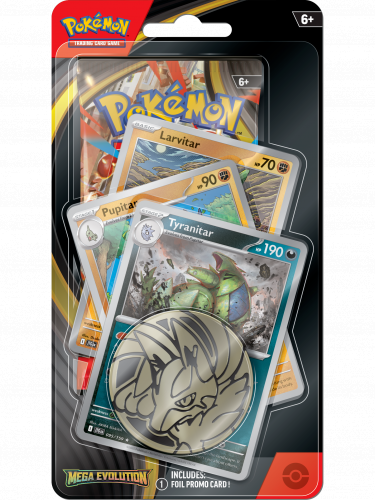 Kartenspiel Pokémon TCG: Mega Evolution Premium Checklane Blister (Tyranitar) (ENGLISCHE VERSION)