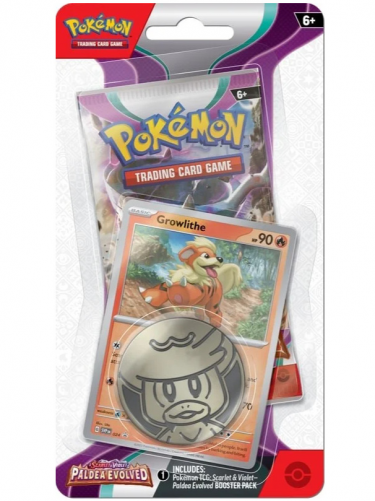 Kartenspiel Pokemon TCG: Scarlet & Violet - Paldea Evolved Checklane Blister booster (Glutexo) (ENGLISCHE VERSION)