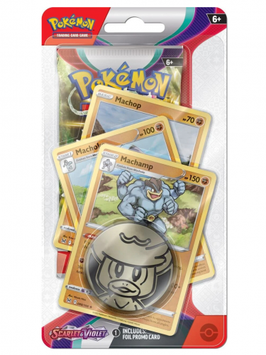 Kartenspiel Pokemon TCG: Scarlet & Violet - Premium Checklane Blister booster (Machomei) (ENGLISCHE VERSION)