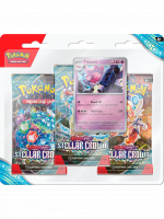 Kartenspiel Pokémon TCG: Scarlet & Violet - Stellar Crown 3-Pack Blister Booster (Tinkaton) (ENGLISCHE VERSION)