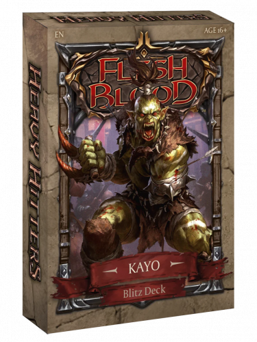 Kartenspiel Flesh and Blood TCG: Heavy Hitters - Kayo Blitz Deck (ENGLISCHE VERSION)