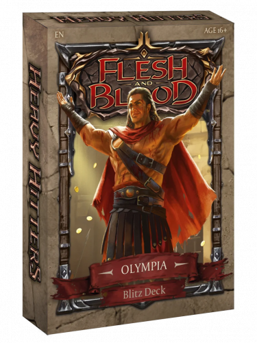 Kartenspiel Flesh and Blood TCG: Heavy Hitters - Olympia Blitz Deck (ENGLISCHE VERSION)