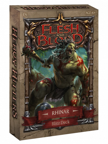 Kartenspiel Flesh and Blood TCG: Heavy Hitters - Rhinar Blitz Deck (ENGLISCHE VERSION)